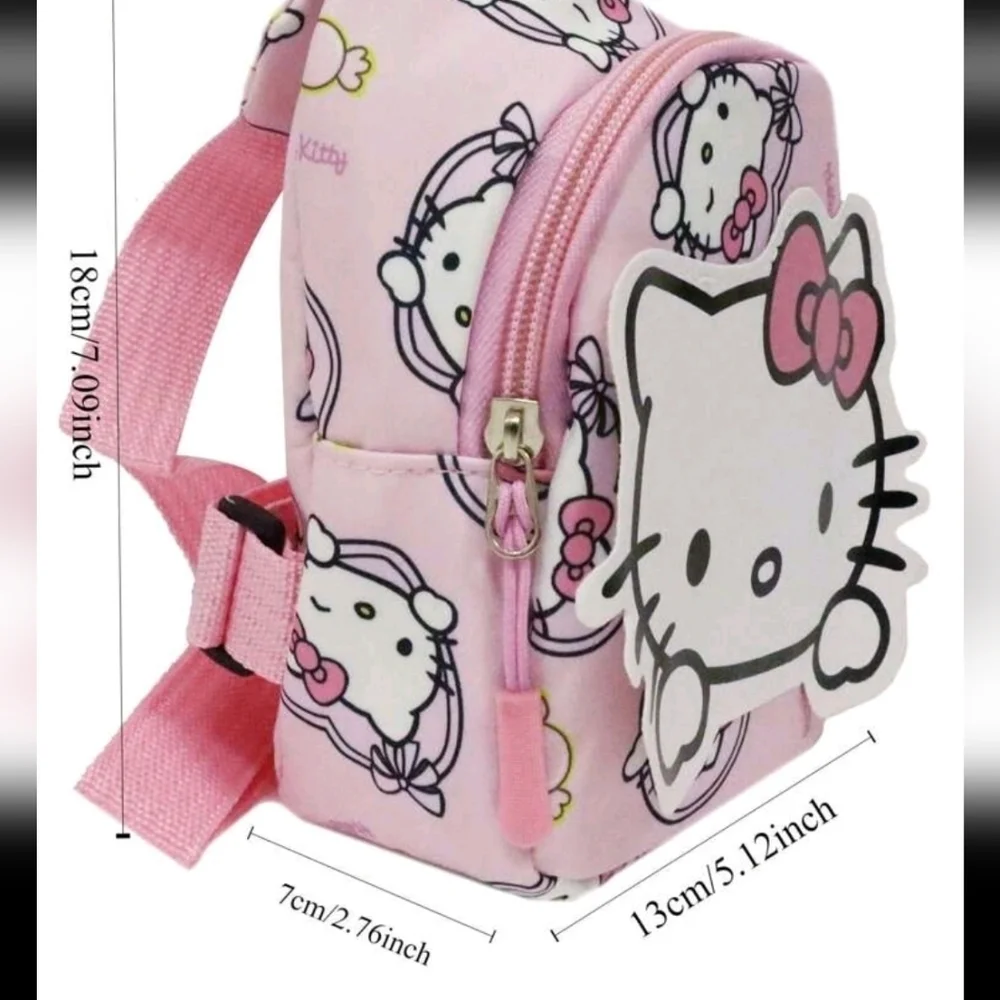 Hello Kitty Pink Bag with Iconic Design and Cute Pattern